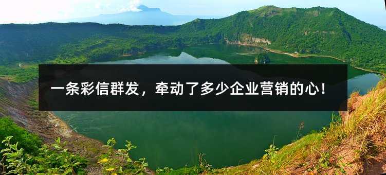 一條彩信群發(fā),牽動了多少企業(yè)營銷的心!