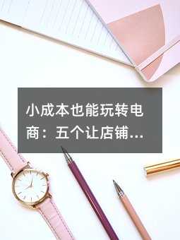 小成本也能玩轉(zhuǎn)電商:五個讓店鋪銷量翻倍的實(shí)戰(zhàn)心得